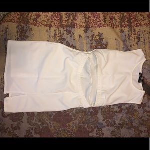 White bodycon dress